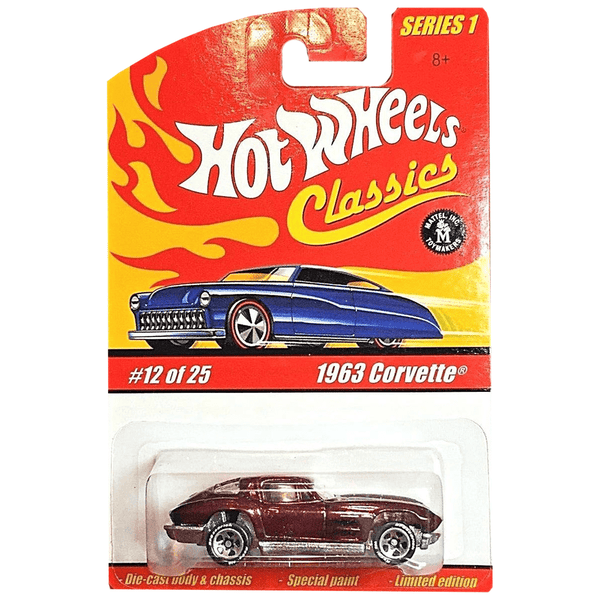 Hot Wheels - 1963 Corvette - 2005 Classics Series 1 - Top CollectiblesDiecastHot Wheels