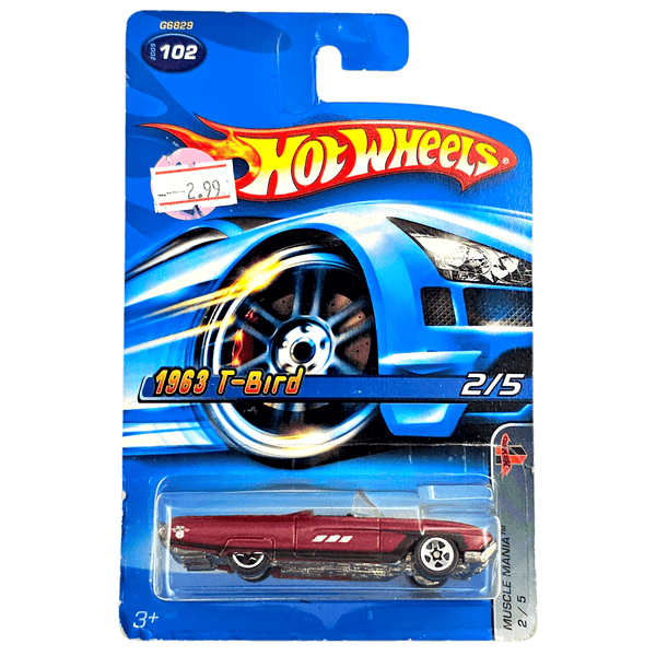 Hot Wheels - 1963 T - Bird - 2005 - Top CollectiblesDiecastHot Wheels