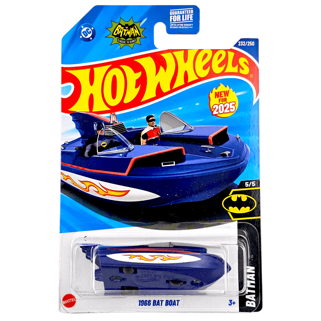 Hot Wheels - 1966 Bat Boat - 2025 - Top CollectiblesDiecastHot Wheels