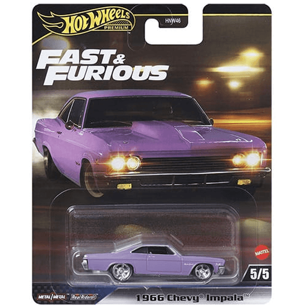 Hot Wheels 1966 Chevy Impala 2025 Fast Furious Series – Top