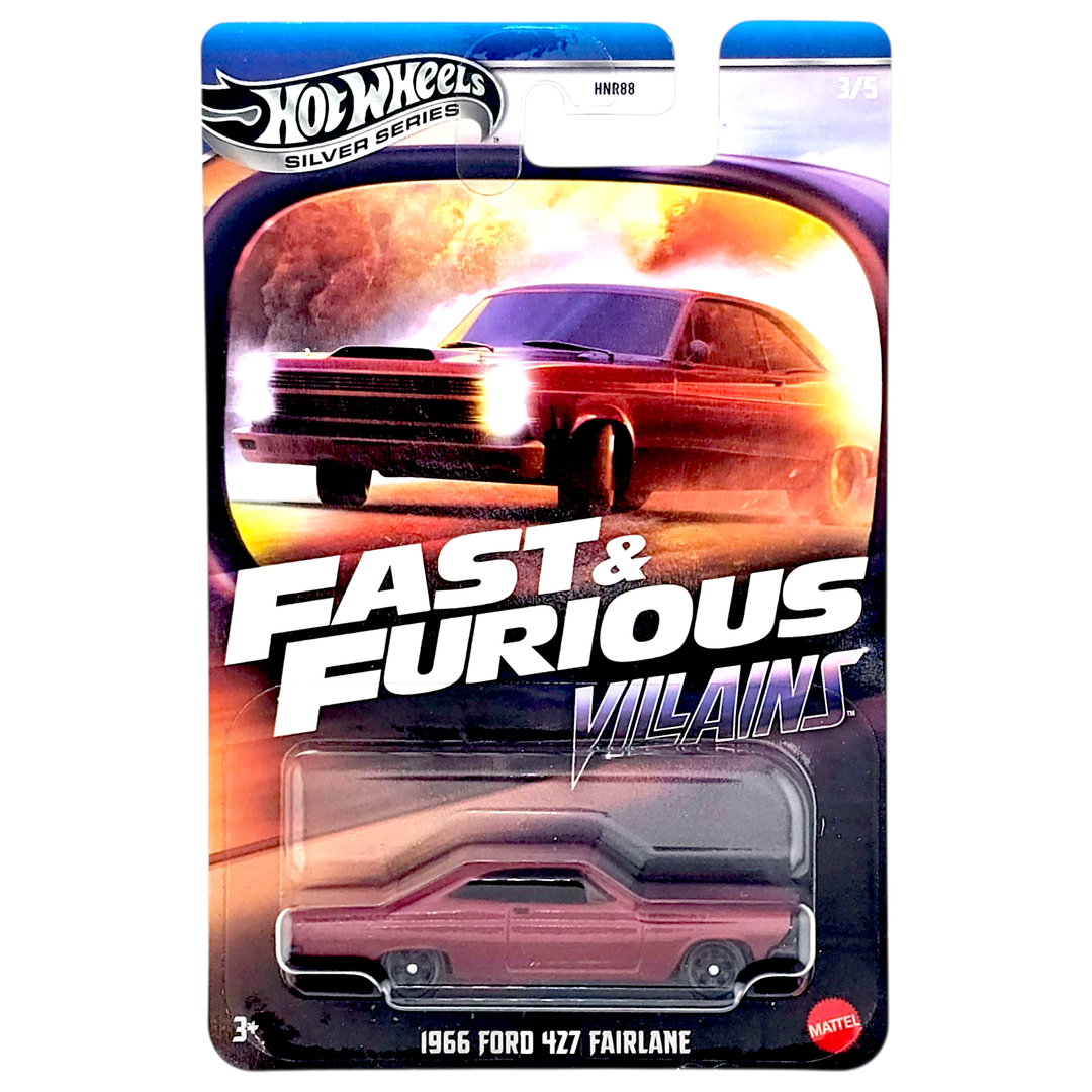 Hot Wheels - 1966 Ford 427 Fairlane - 2025 Fast and Furious Vilains Series - Top CollectiblesDiecastHot Wheels