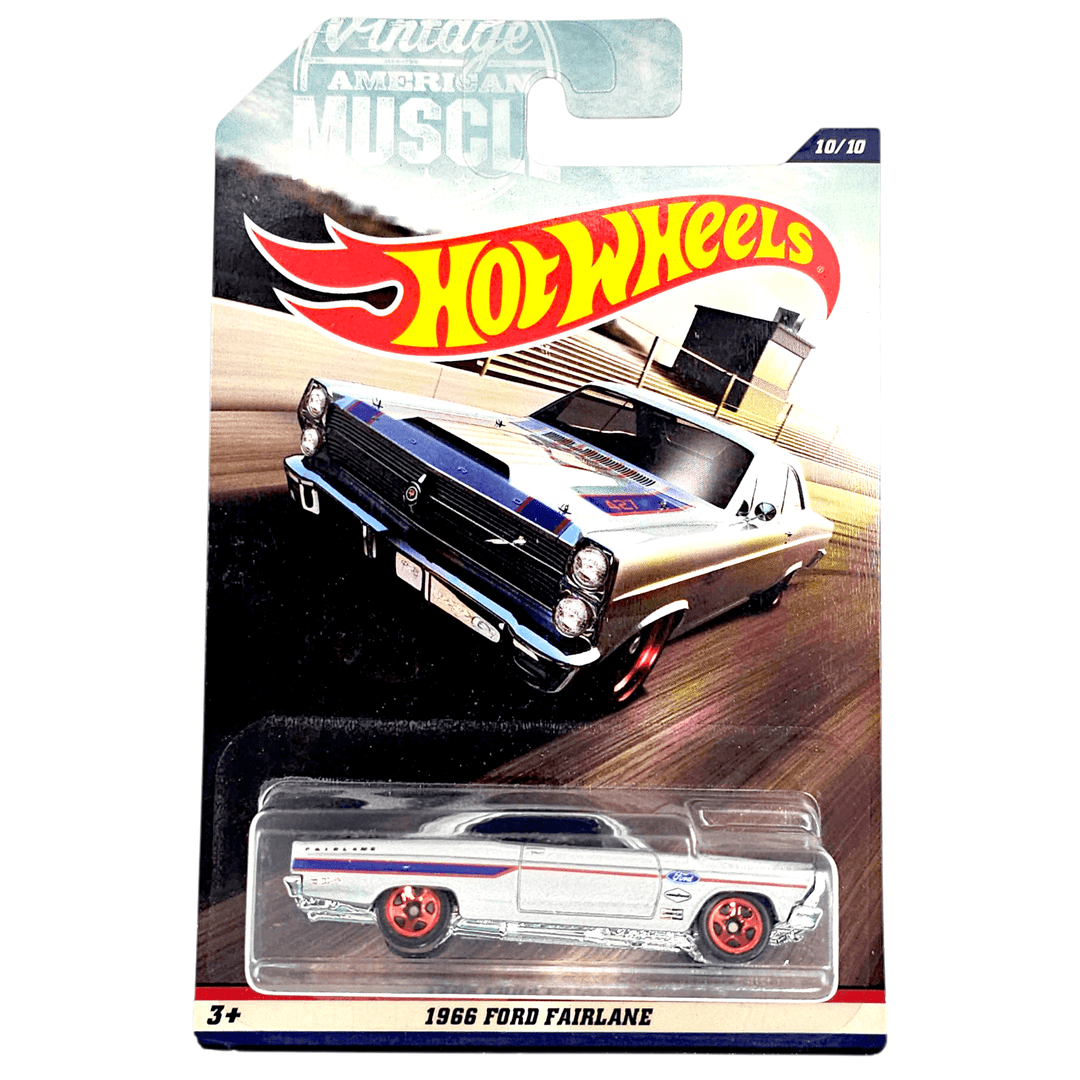 Hot Wheels - 1966 Ford Fairlane - 2017 Vintage American Muscle Series - Top CollectiblesDiecastHot Wheels