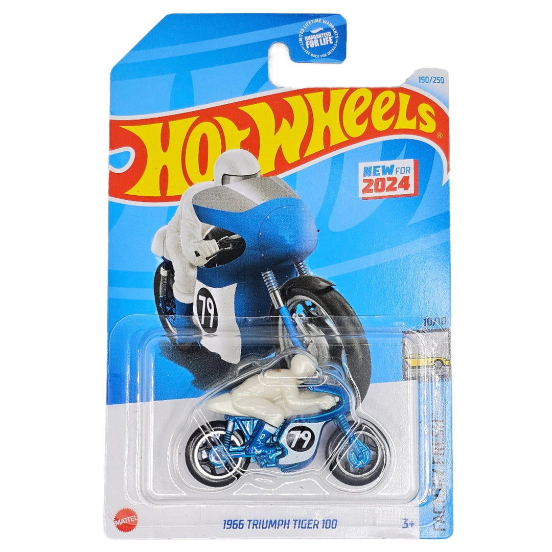 Hot Wheels - 1966 Triumph Tiger 100 - 2024 - Top CollectiblesDiecastHot Wheels