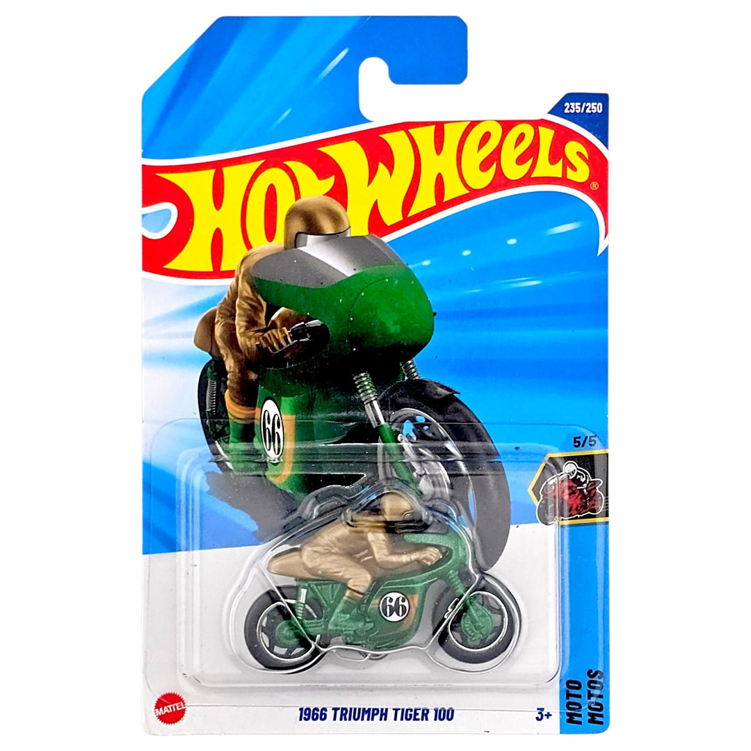 Hot Wheels - 1966 Triumph Tiger 100 - 2025 *Treasure Hunt* - Top CollectiblesDiecastHot Wheels