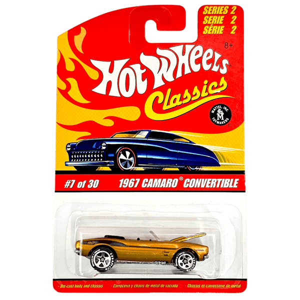 Hot Wheels - 1967 Camaro Convertible - 2005 Classics Series 2 - Top CollectiblesDiecastHot Wheels