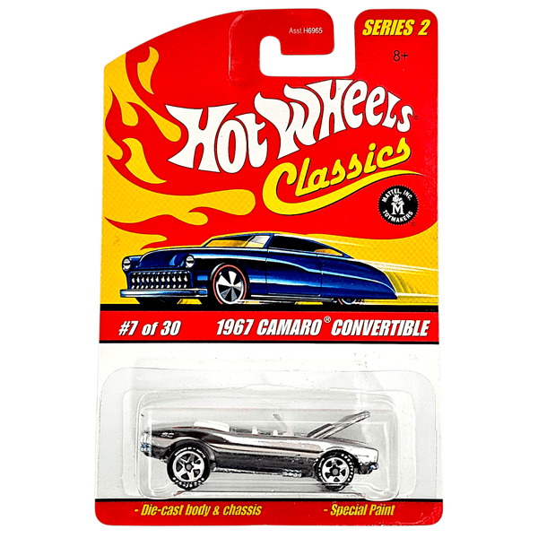 Hot Wheels - 1967 Camaro Convertible - 2005 Classics Series 2 - Top CollectiblesDiecastHot Wheels