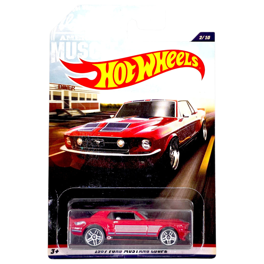 Hot Wheels - 1967 Ford Mustang Coupe - 2017 Vintage American Muscle Series - Top CollectiblesDiecastHot Wheels