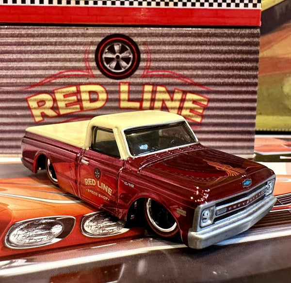 Hot Wheels - 1969 Chevy C/10 Pickup - 2021 *Red Line Club Exclusive* - Top CollectiblesDiecastHot Wheels