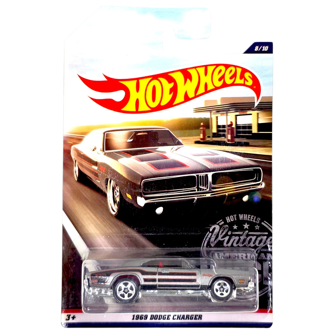 Hot Wheels - 1969 Dodge Charger - 2017 Vintage American Muscle Series - Top CollectiblesDiecastHot Wheels
