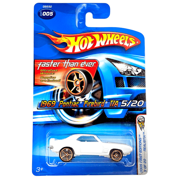 Hot Wheels - 1969 Pontiac Firebird T/A - 2005 *FTE Wheels Variation* - Top CollectiblesDiecastHot Wheels