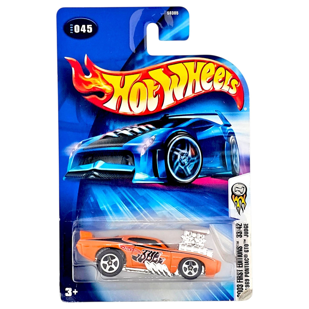 Hot Wheels - 1969 Pontiac GTO Judge - 2003 - Top CollectiblesDiecastHot Wheels