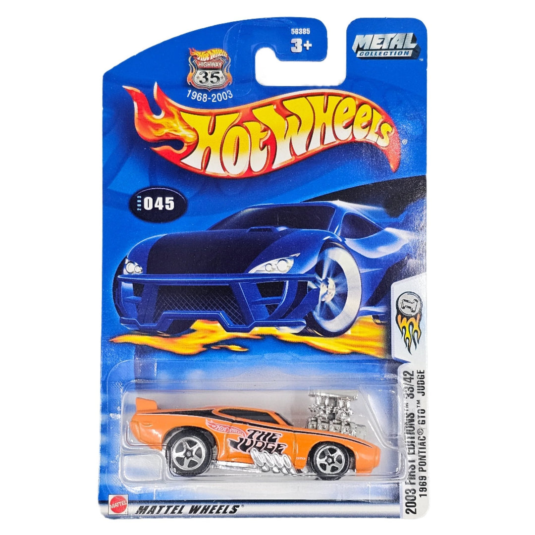 Hot Wheels - 1969 Pontiac GTO Judge - 2003 - Top CollectiblesDiecastHot Wheels
