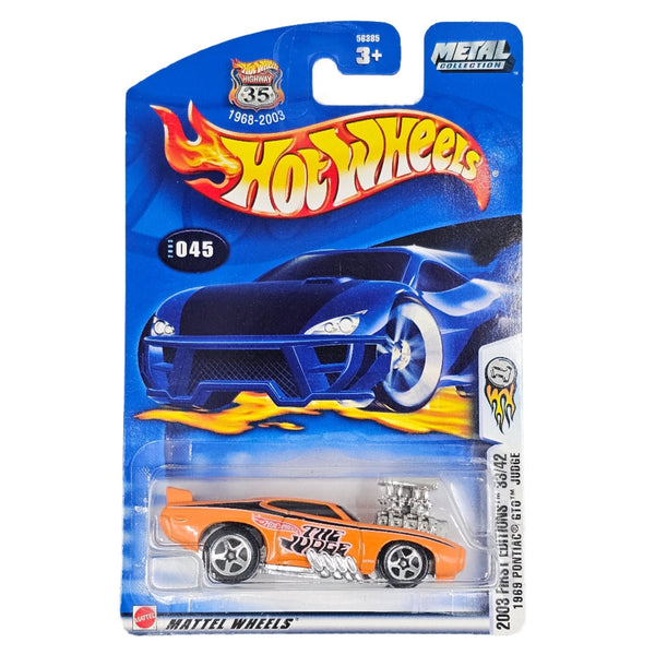 Hot Wheels - 1969 Pontiac GTO Judge - 2003 - Top CollectiblesDiecastHot Wheels