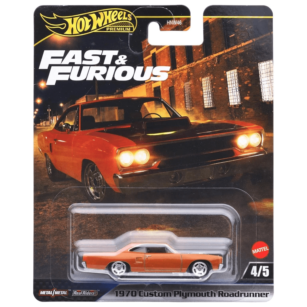 Hot Wheels - 1970 Custom Plymouth Roadrunner - 2025 Fast &amp; Furious Series - Top CollectiblesDiecastHot Wheels