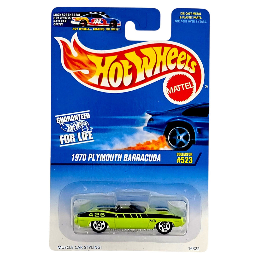 Hot Wheels - 1970 Plymouth Barracuda - 1997 - Top CollectiblesDiecastHot Wheels