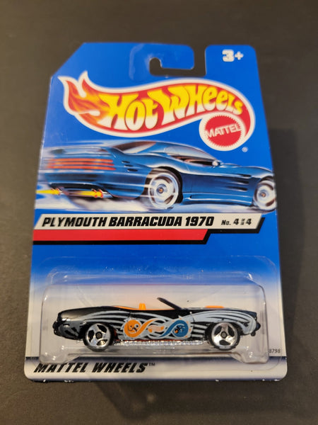 Hot Wheels - 1970 Plymouth Barracuda - 1998 *Var Tampo* - Top CollectiblesDiecastHot Wheels