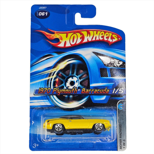 Hot Wheels - 1970 Plymouth Barracuda - 2006 *Kmart Exclusive* - Top CollectiblesDiecastHot Wheels