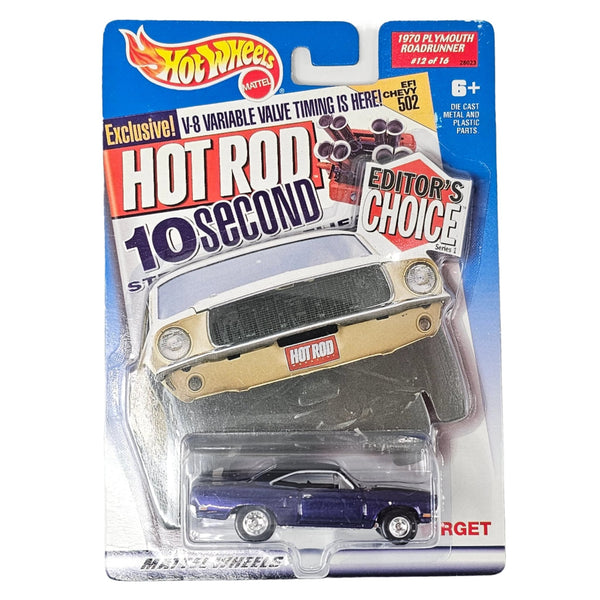 Hot Wheels - 1970 Plymouth Road Runner - 2000 Editor's Choice Series *Target Exclusive* - Top CollectiblesDiecastHot Wheels