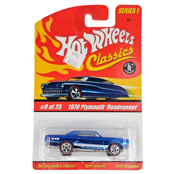 Hot Wheels - 1970 Plymouth Roadrunner - 2005 Classics Series 1 - Top CollectiblesDiecastHot Wheels