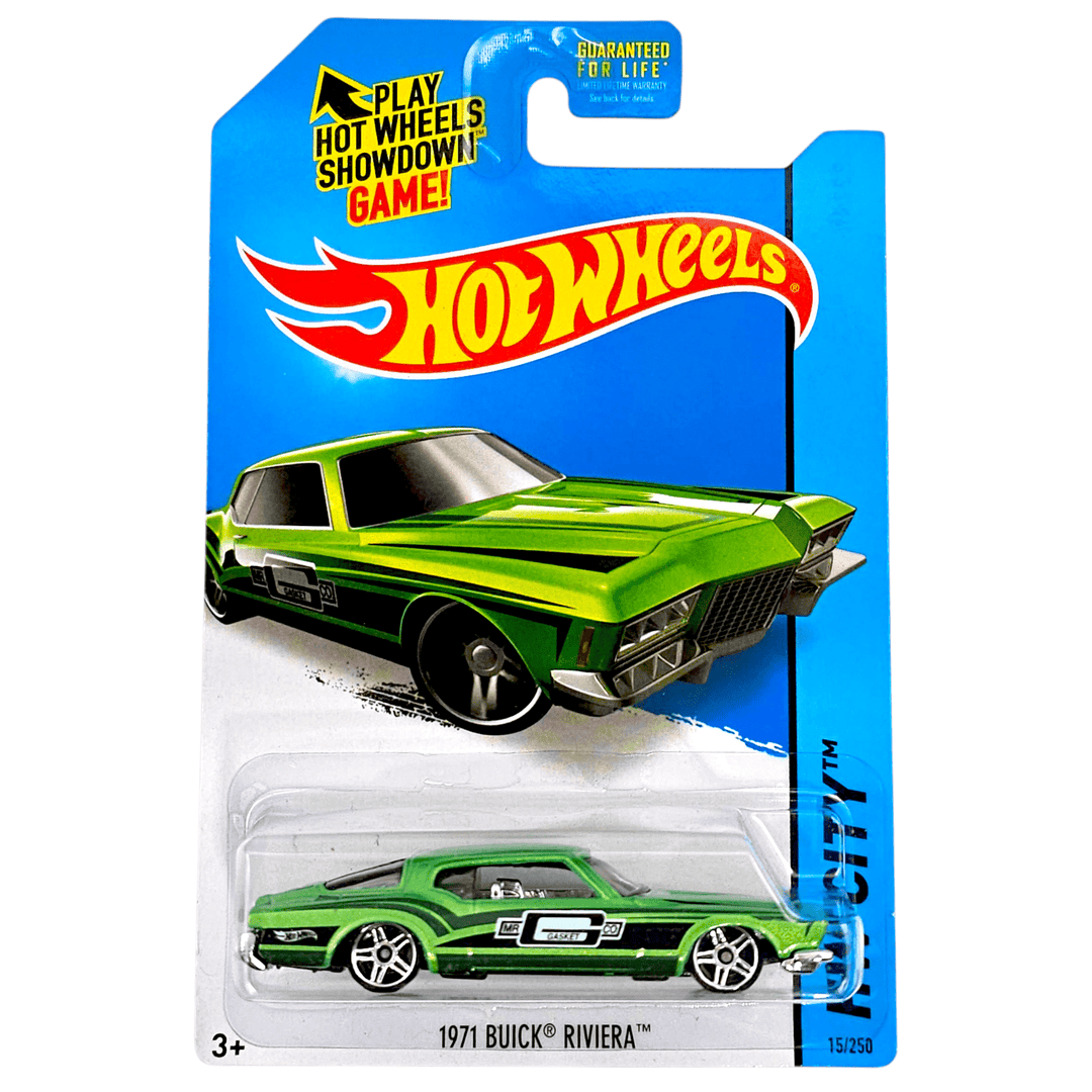Hot Wheels - 1971 Buick Riviera - 2015 - Top CollectiblesDiecastHot Wheels