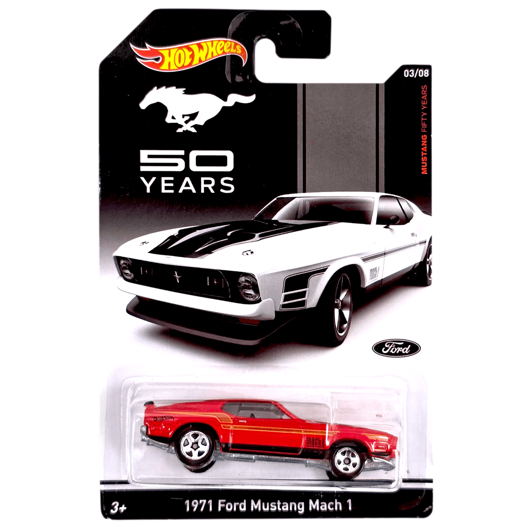 Hot Wheels - 1971 Ford Mustang Mach 1 - 2014 Mustang 50 Years Series - Top CollectiblesDiecastHot Wheels