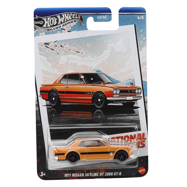 Hot Wheels - 1971 Nissan Skyline HT 2000 GT - R - 2025 National Icons Series - Top CollectiblesDiecastHot Wheels