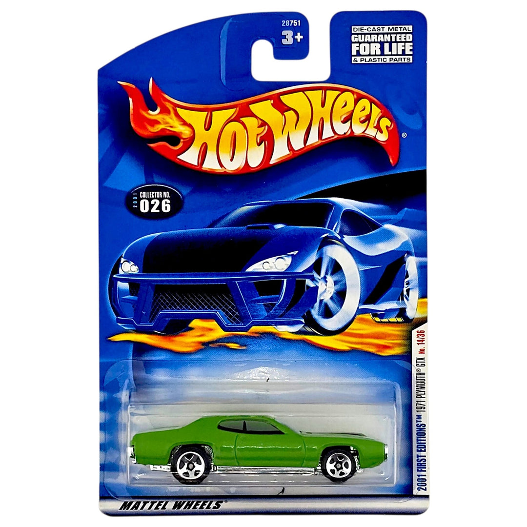 Hot Wheels - 1971 Plymouth GTX - 2001 - Top CollectiblesDiecastHot Wheels