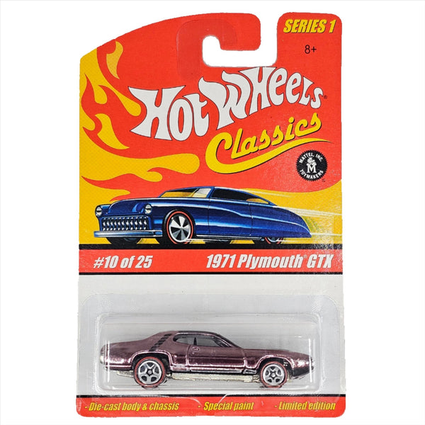 Hot Wheels - 1971 Plymouth GTX - 2005 Classics Series 1 - Top CollectiblesDiecastHot Wheels