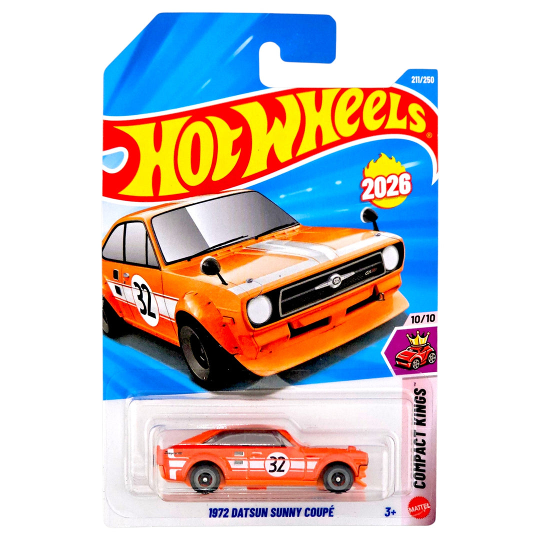 Hot Wheels - 1972 Datsun Sunny Coupe - 2026 - Top CollectiblesDiecastHot Wheels