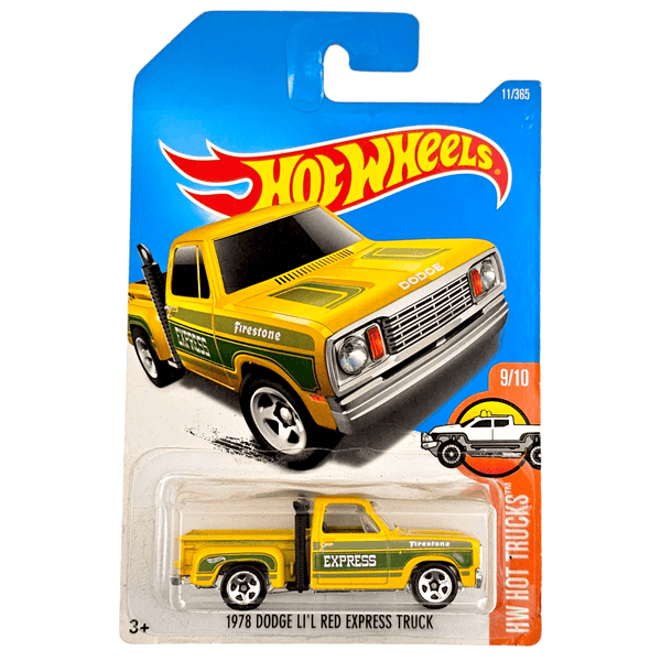 Hot Wheels - 1978 Dodge Lil' Red Express Truck - 2017 - Top CollectiblesDiecastHot Wheels