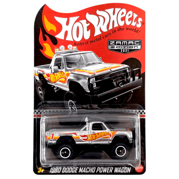 Hot Wheels - 1980 Dodge Macho Power Wagon - 2021 *Walmart Mail - In Exclusive* - Top CollectiblesDiecastHot Wheels
