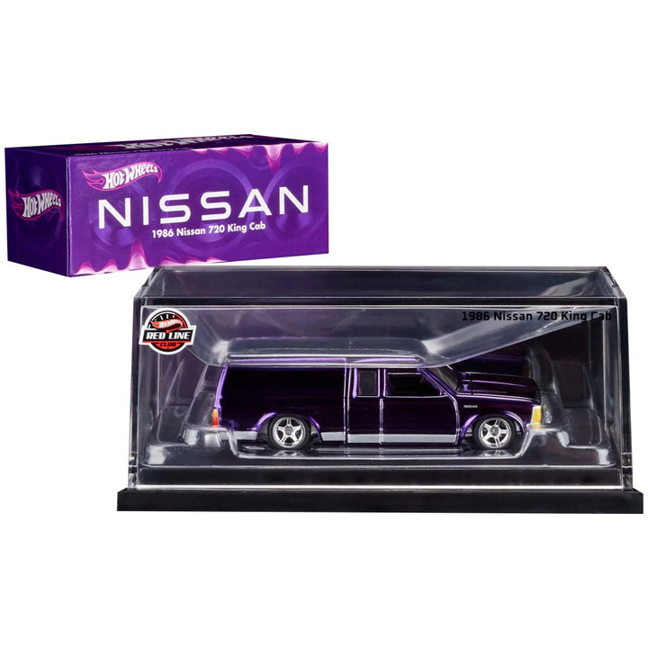 Hot Wheels - 1986 Nissan 720 King Cab - 2024 *Red Line Club Exclusive* - Top CollectiblesDiecastHot Wheels