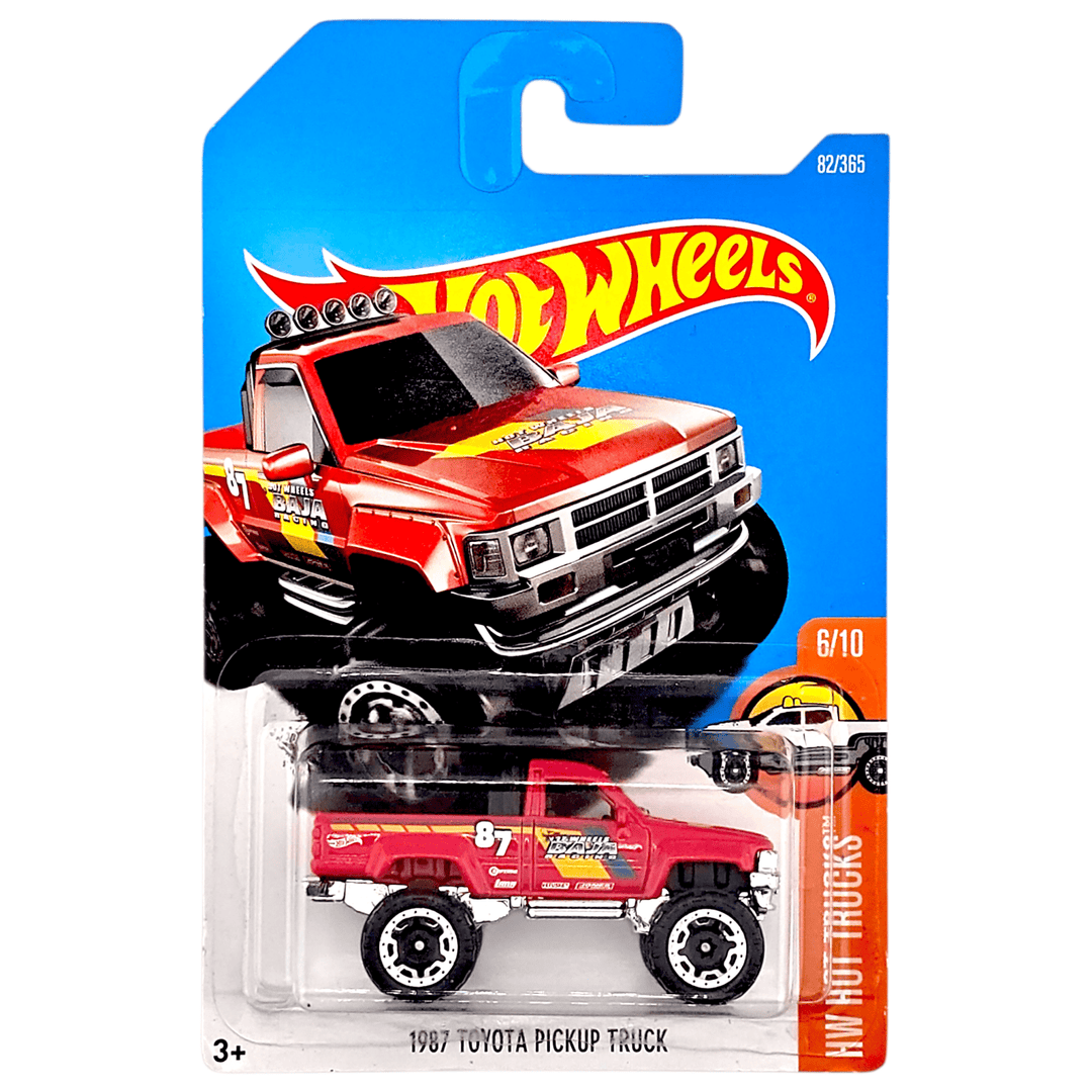 Hot Wheels - 1987 Toyota Pickup Truck - 2017 - Top CollectiblesDiecastHot Wheels