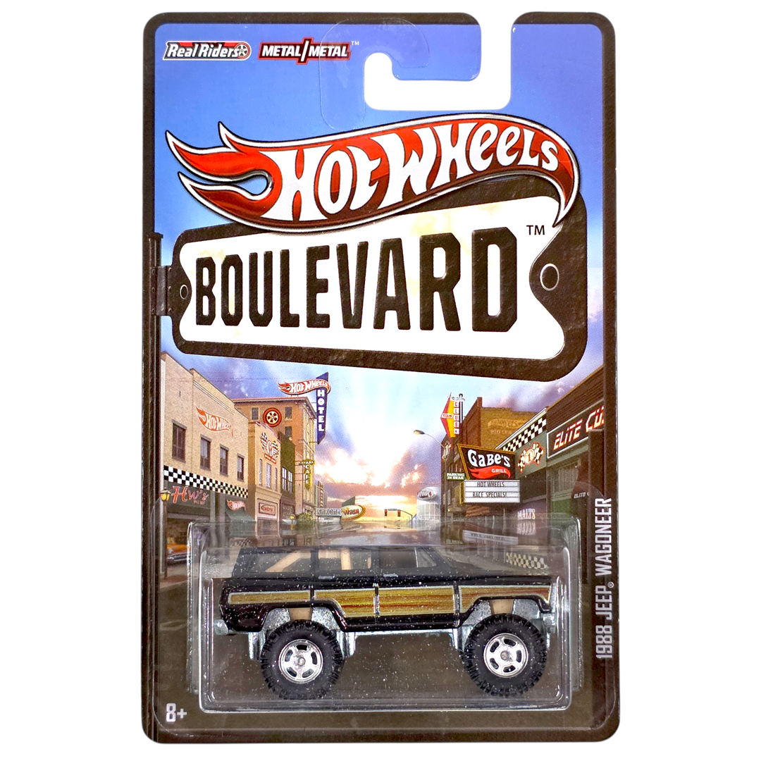 Hot Wheels - 1988 Jeep Wagoneer - 2013 Boulevard Series - Top CollectiblesDiecastHot Wheels
