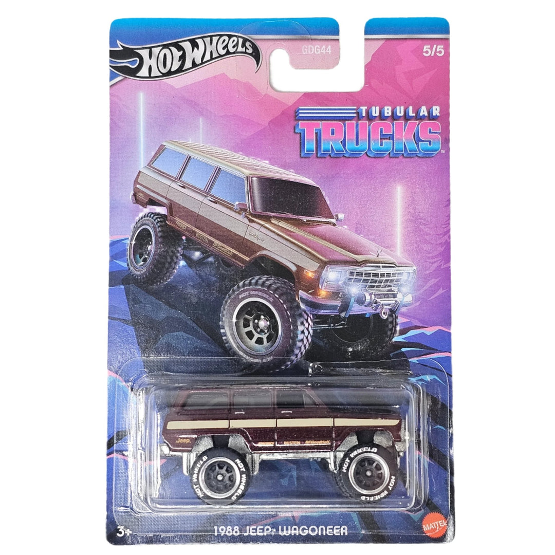 Hot Wheels - 1988 Jeep Wagoneer - 2024 Tubular Trucks Series - Top CollectiblesDiecastHot Wheels