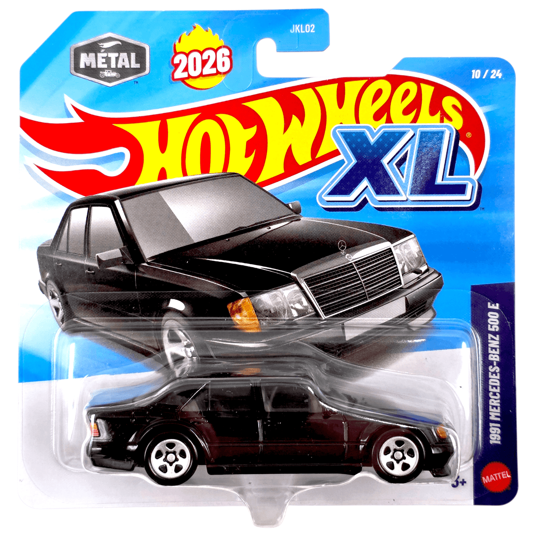 Hot Wheels - 1991 Mercedes - Benz 500 E - 2026 HW XL Series *1/43 Scale* - Top CollectiblesDiecastHot Wheels