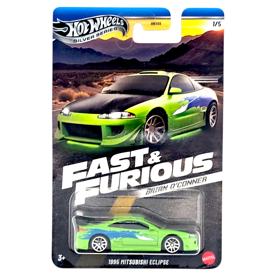 Hot Wheels - 1995 Mitsubishi Eclipse - 2025 Fast & Furious Brian O'Conner Series - Top CollectiblesDiecastHot Wheels