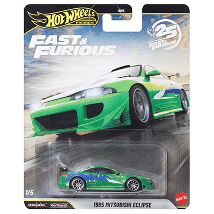 Hot Wheels - 1995 Mitsubishi Eclipse - 2026 Fast &amp; Furious 25th Anniversary Series *Spectraflame Chase* - Top CollectiblesDiecastHot Wheels