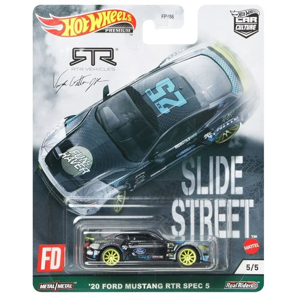 Hot Wheels - '20 Ford Mustang RTR Spec 5 - 2021 Slide Street Series - Top CollectiblesDiecastHot Wheels