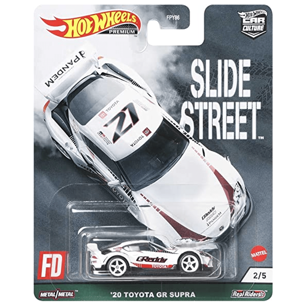 Hot Wheels - '20 Toyota GR Supra - 2021 Slide Street Series - Top CollectiblesDiecastHot Wheels
