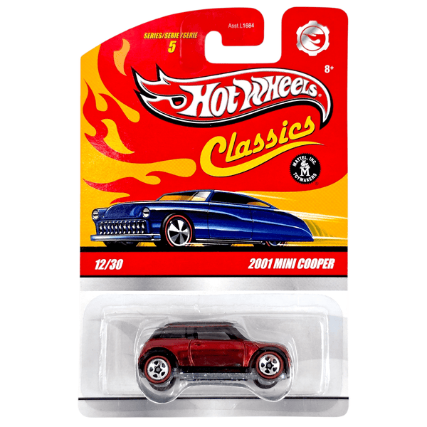 Hot Wheels - 2001 Mini Cooper - 2009 Classics Series 5 - Top CollectiblesDiecastHot Wheels