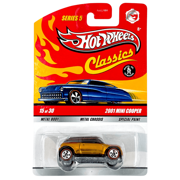 Hot Wheels - 2001 Mini Cooper - 2009 Classics Series 5 - Top CollectiblesDiecastHot Wheels