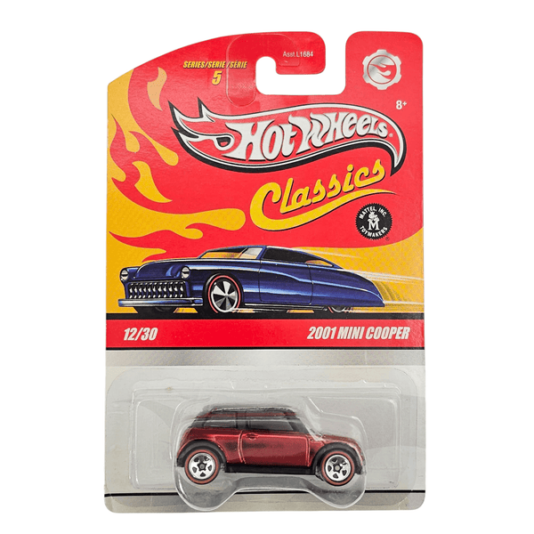 Hot Wheels - 2001 Mini Cooper - 2009 Classisc Series 5 - Top CollectiblesDiecastHot Wheels
