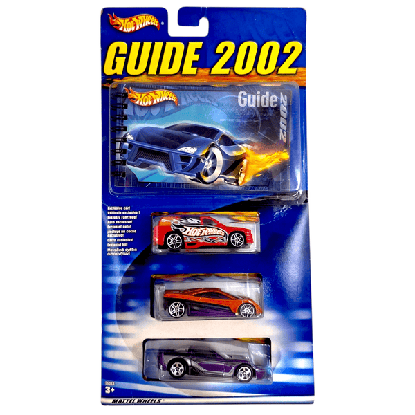 Hot Wheels - 2002 Guide 3 - Pack - 2002 - Top CollectiblesDiecastHot Wheels