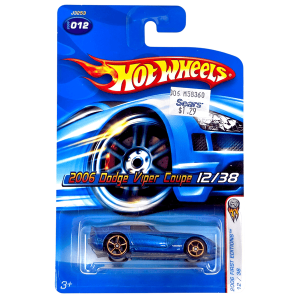Hot Wheels - 2006 Dodge Viper Coupe - 2006 *FTE Wheels Variation* - Top CollectiblesDiecastHot Wheels