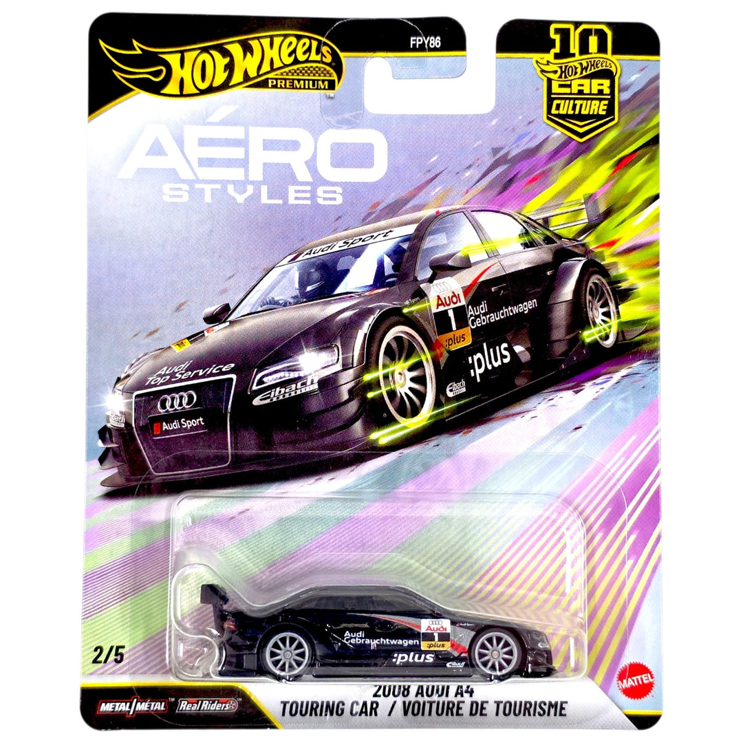 Hot Wheels - 2008 Audi A4 Touring Car - 2026 Aero Styles Series - Top CollectiblesDiecastHot Wheels