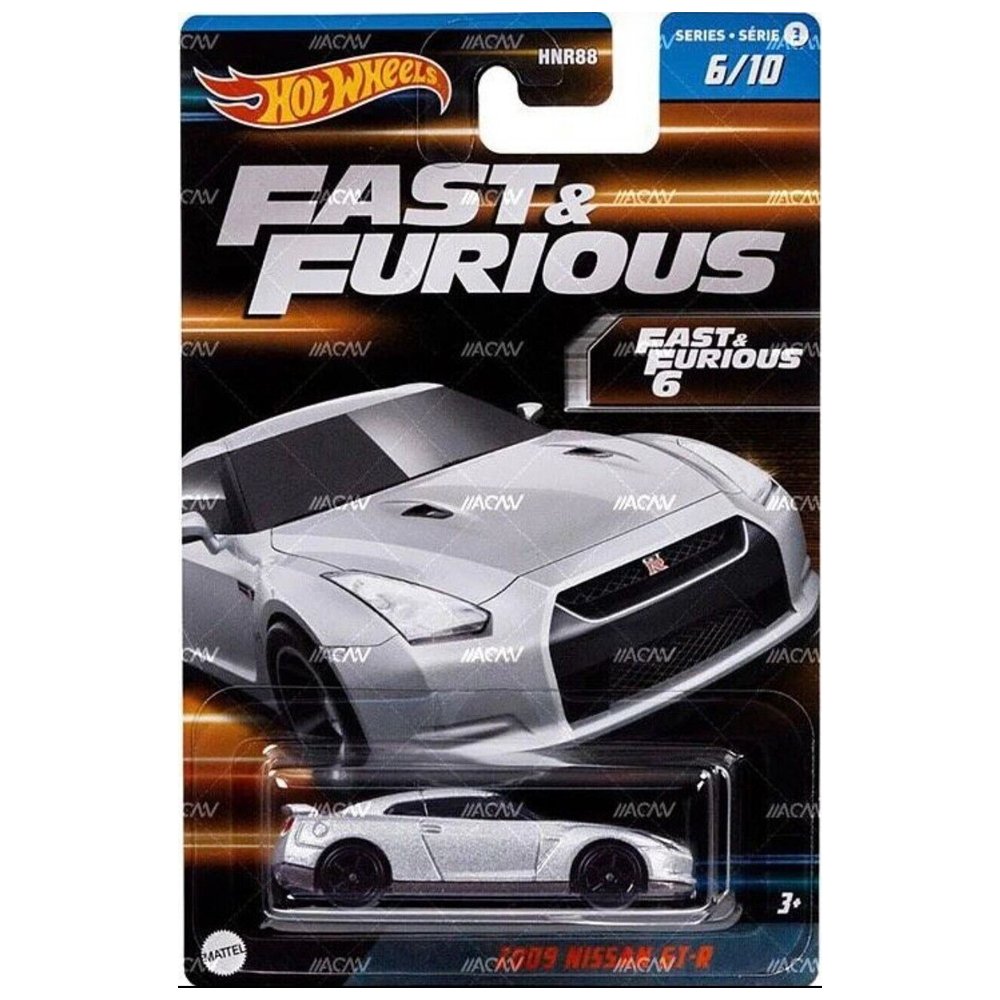 Hot Wheels - 2009 Nissan GT - R - 2023 Fast and Furious Series - Top CollectiblesDiecastHot Wheels