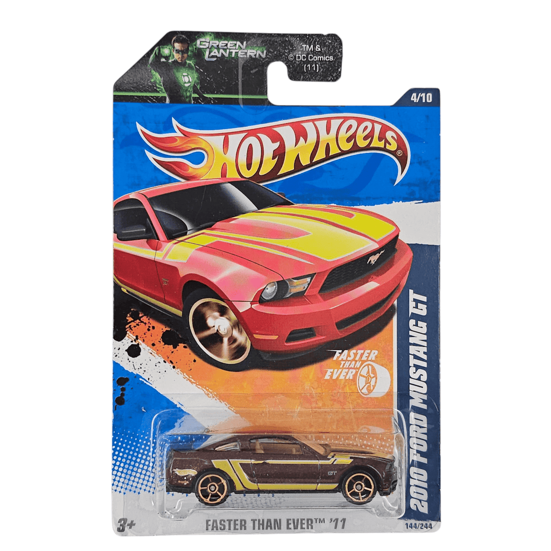 Hot Wheels - 2010 Ford Mustang GT - 2011 *FTE Wheels**Card Variation* - Top CollectiblesDiecastHot Wheels