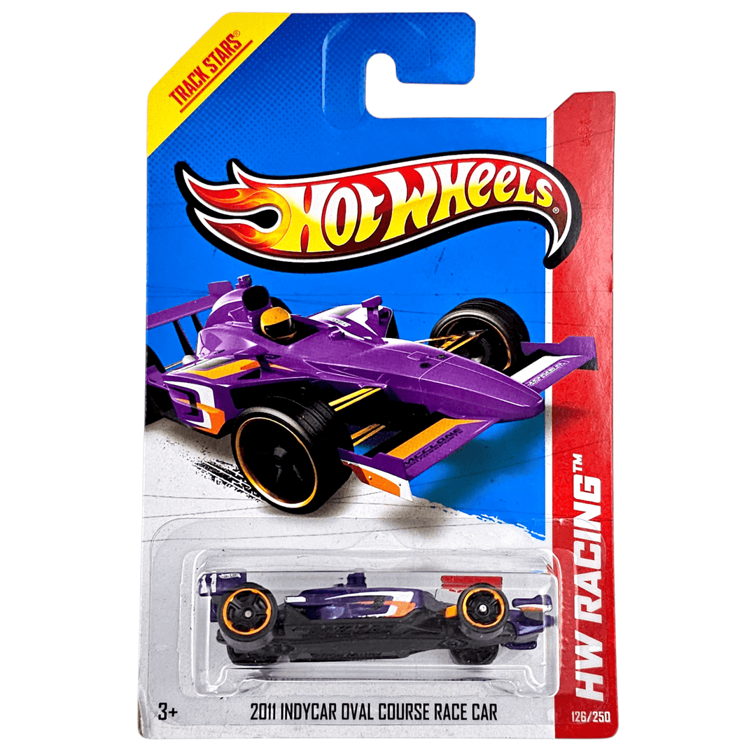 Hot Wheels - 2011 Indycar Oval Course Race Car - 2013 *Card Variation* - Top CollectiblesDiecastHot Wheels