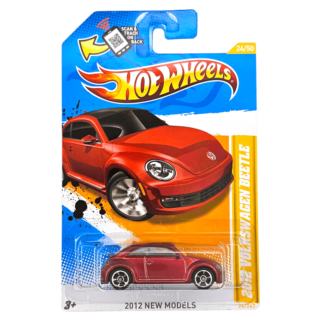 Hot Wheels - 2012 Volkswagen Beetle - 2012 *Card Variation* - Top CollectiblesDiecastHot Wheels